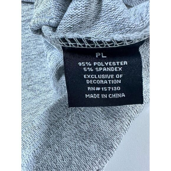 Kiss & Fly Bohemian Rhinestone Trim Women’s Sweater 3/4 Sleeve Gray Black Sz PL - Picture 10 of 11